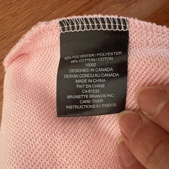 Brunette the Label Pink Floral "Be Kind" Track Pants - Brand New (never worn)! - Picture 7 of 7